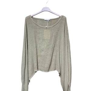 NEW URBAN MANGOZ women's poncho top in sage